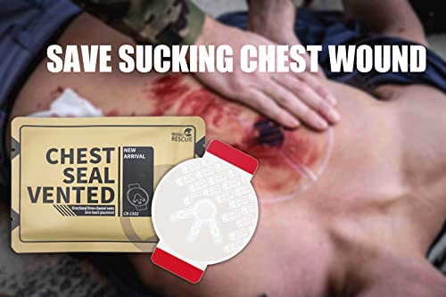 RHINO RESCUE Tactical Trauma Kit Emergency First Aid Stop The Bleed IFAK Refill Supplies Combat Wound Care Dressing Pack