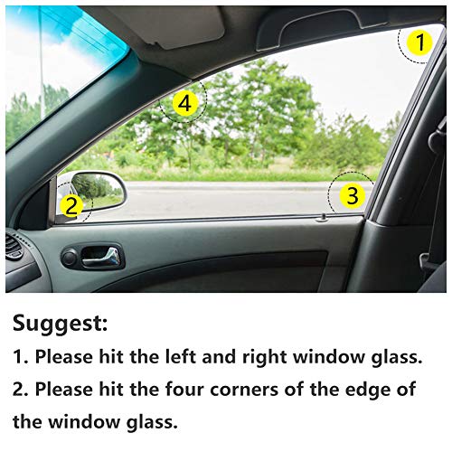 MOTORBUDDY Car Safety Hammer 2-Pack, Auto Emergency Escape Hammer with Window Breaker and Seat Belt Cutter, Striking Red Emergency Escape Tool for Car Accidents