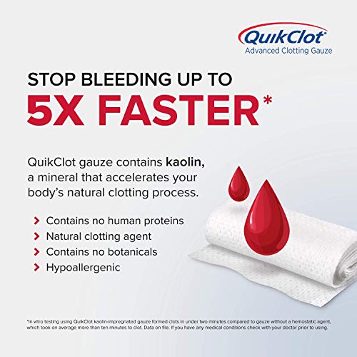 QuikClot Gauze 3" x 2'