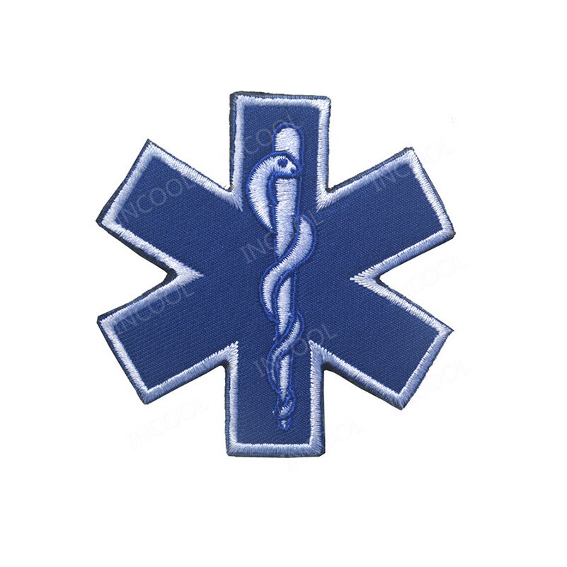 3D Medical PARAMEDIC Skull Patches Tactical Military