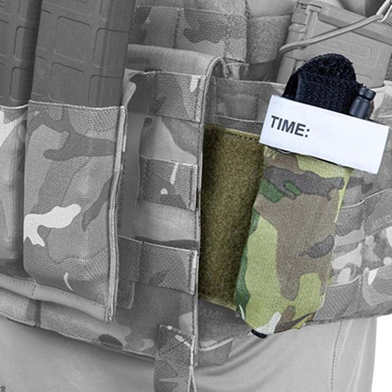 Multicam Elastic Tourniquet Holder Carrier Pouch TQ Storage Bag for Tactical Vest Molle Belt Accessories