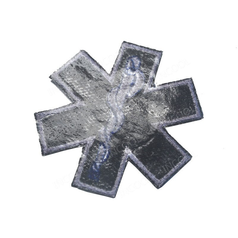 3D Medical PARAMEDIC Skull Patches Tactical Military