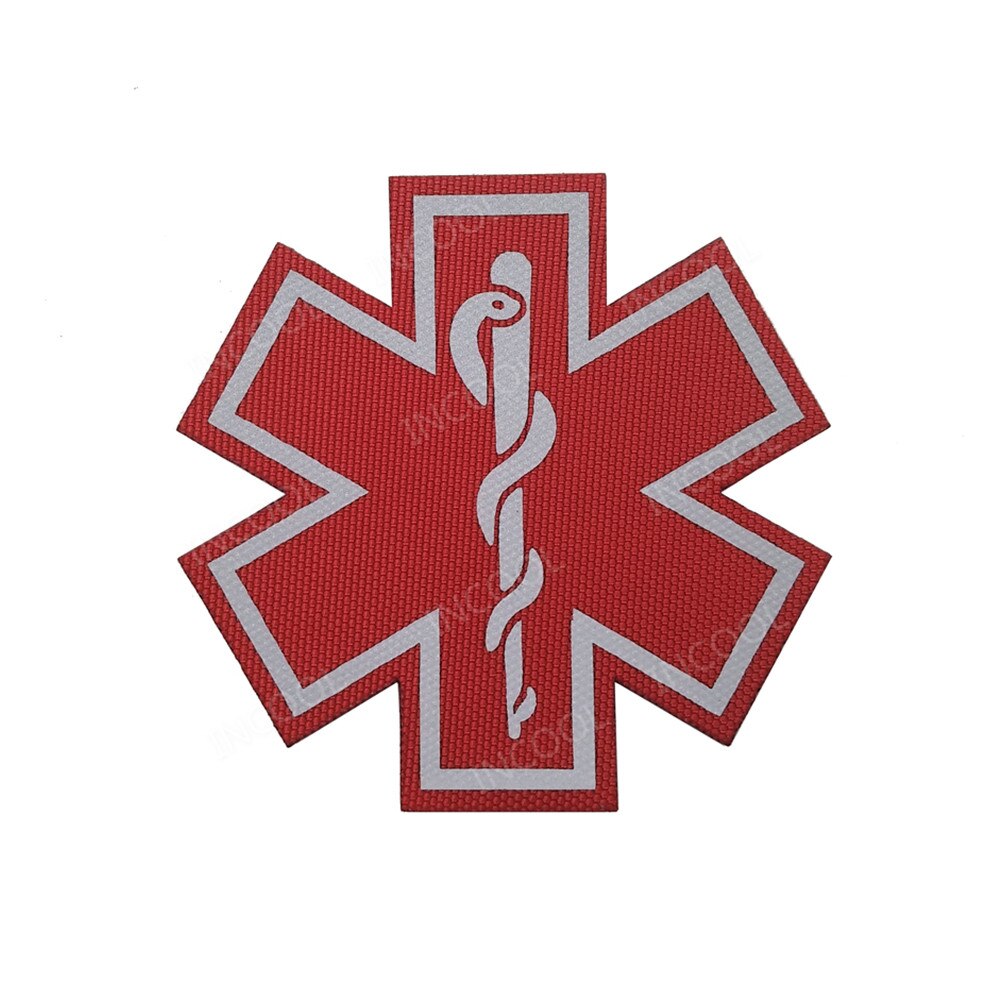 3D Medical PARAMEDIC Skull Patches Tactical Military