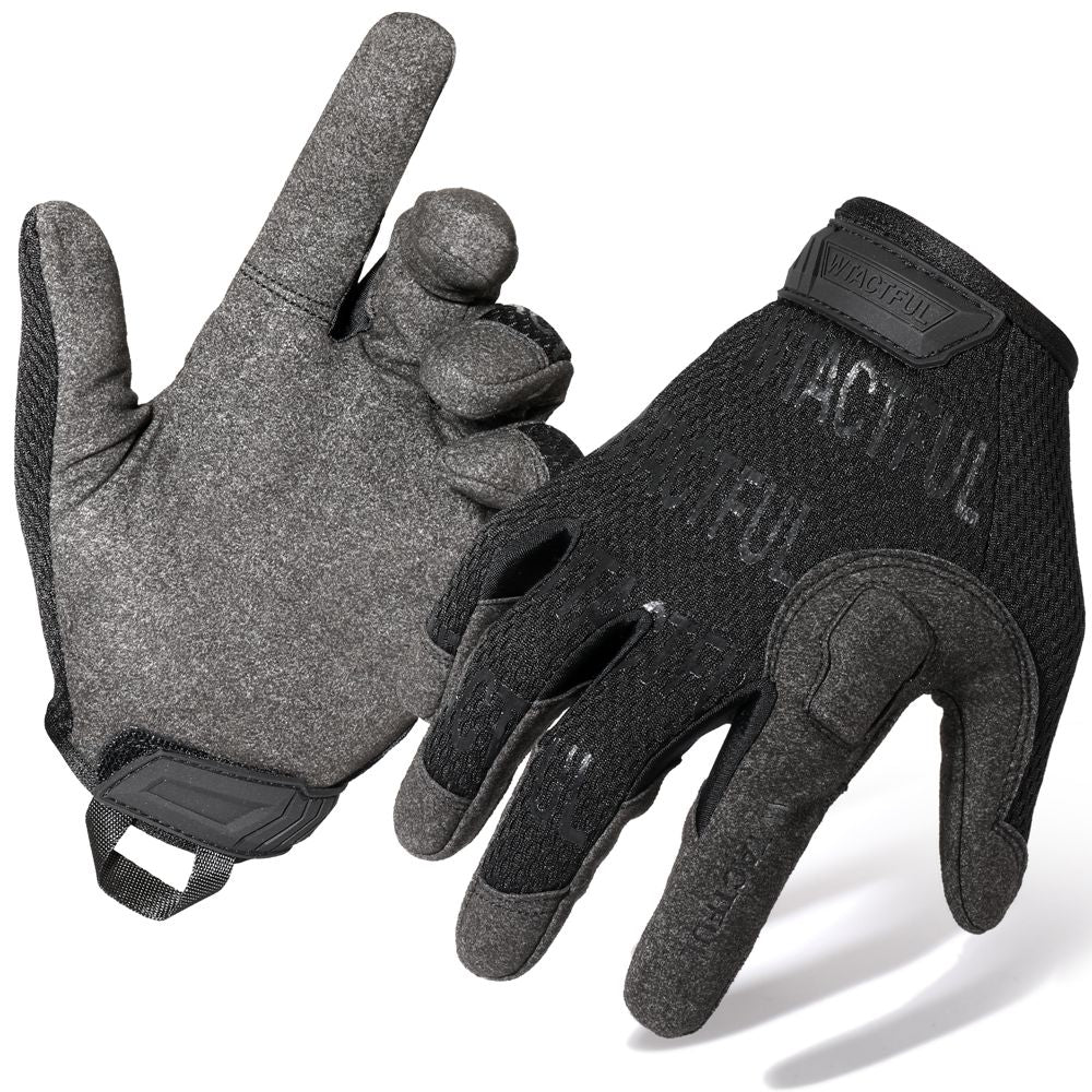 Tactical Army Long Gloves Breathable Military Paintball Airsoft Shooting Combat Full Finger Glove Men Women Lightweight Black