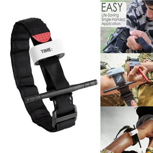 Tourniquet Survival Tactical Combat Application Survival Equipment Military Medical First Aid Belt, Gauze Scissors