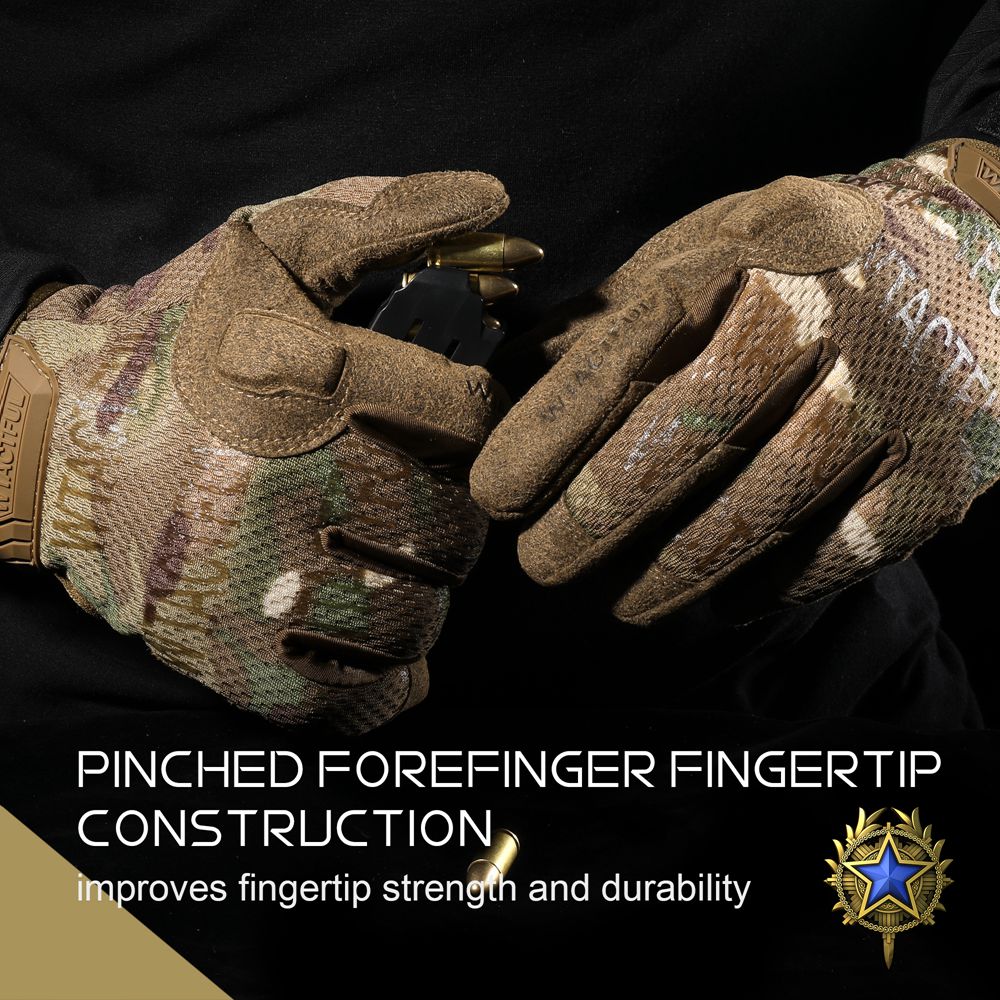 Tactical Army Long Gloves Breathable Military Paintball Airsoft Shooting Combat Full Finger Glove Men Women Lightweight Black
