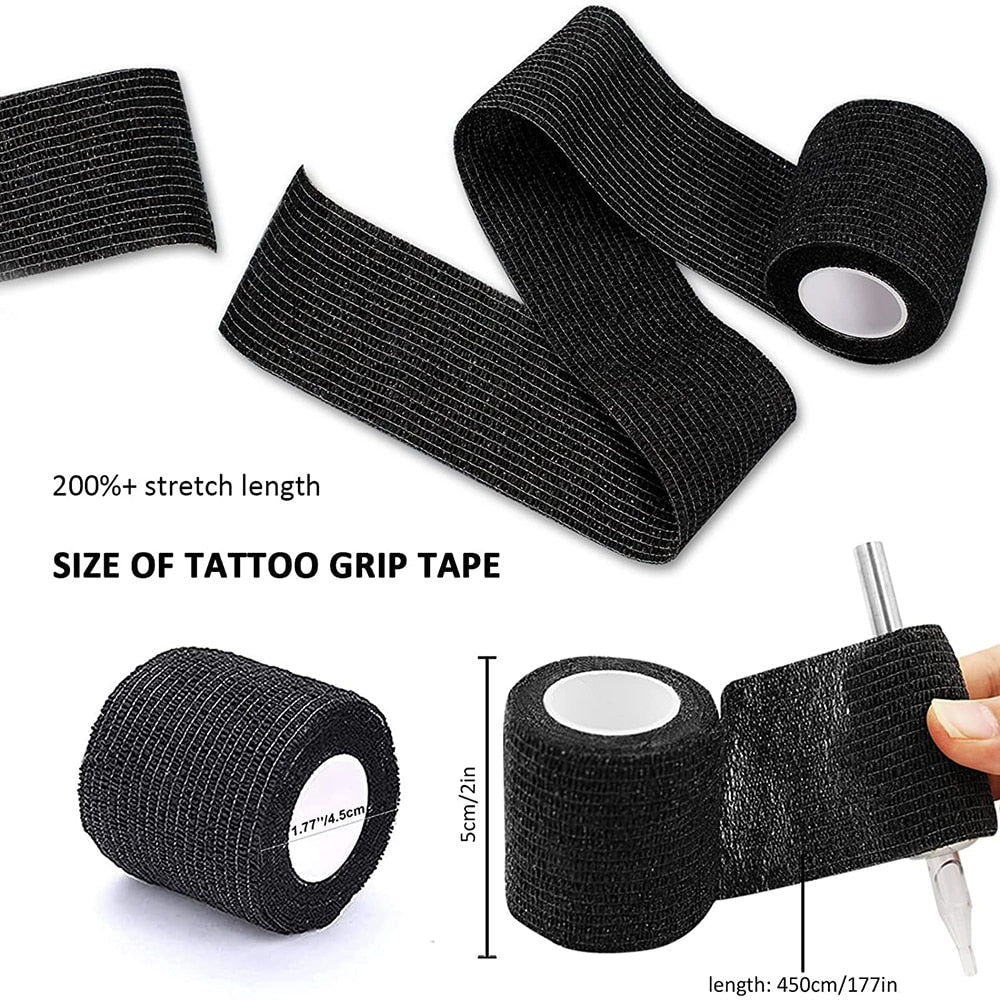 3/6/10/20/48 Black Cohesive Wrap