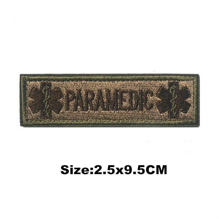 EMERGENCY MEDICAL TECHNICIAN Badge PVC Patches Glow In Dark MEDIC Hook Embroidered Patch Accessories for Backpacks Caps Clothes