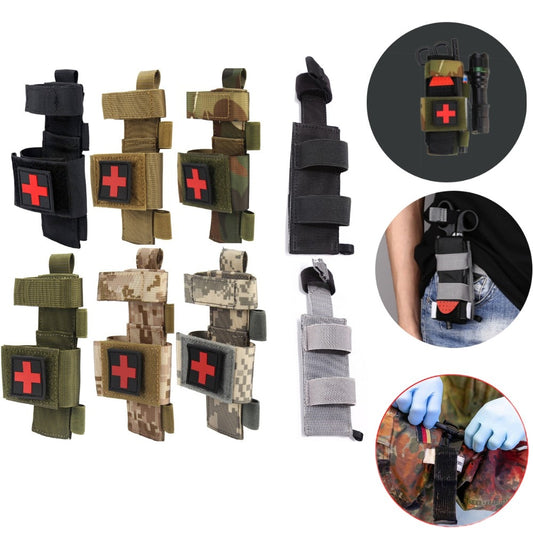Tourniquet Bag Tactical Nylon Molle Pouch First Aid Kit Holder Belt Tourniquet Tactical CAT Medical  Military Gear Accessory