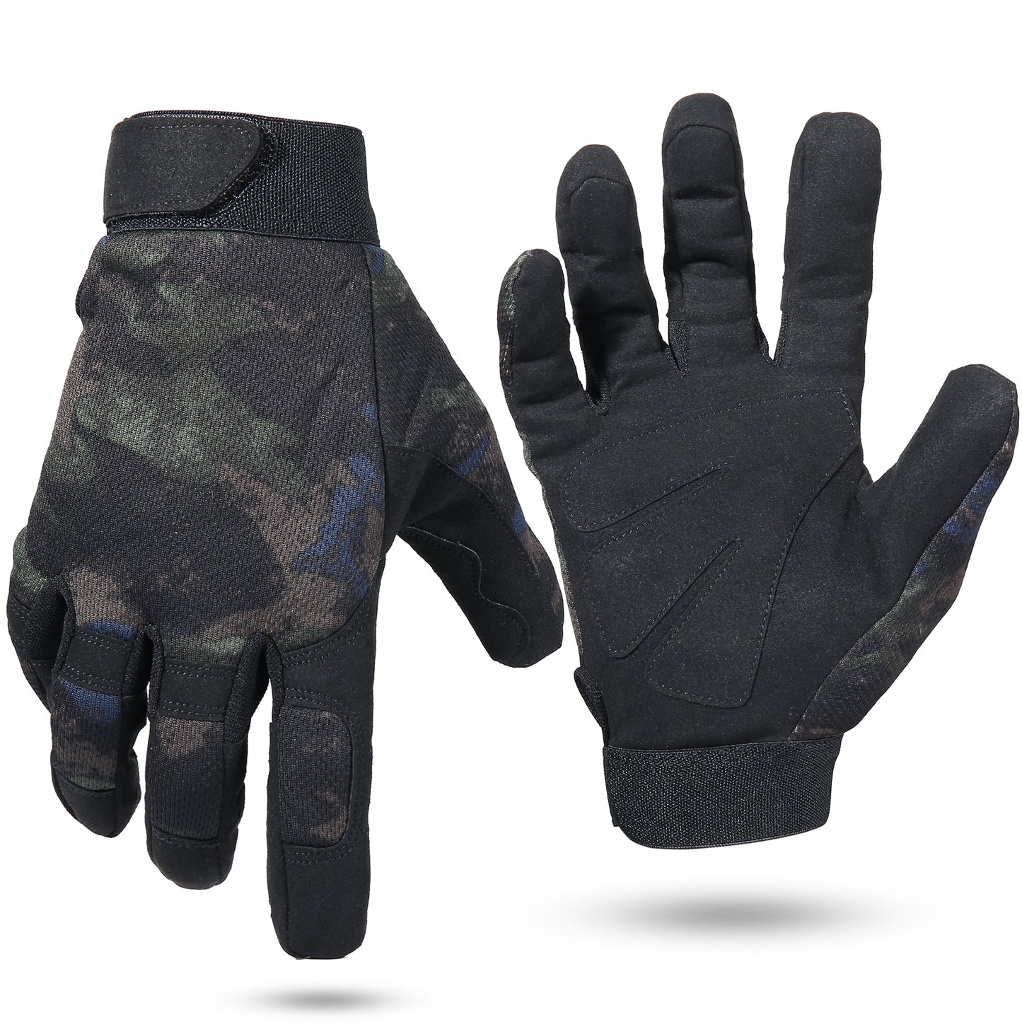 Tactical Army Long Gloves Breathable Military Paintball Airsoft Shooting Combat Full Finger Glove Men Women Lightweight Black